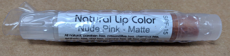 Bella Mari Natural Lip Color; 0.1floz - Bella Mari Natural Lip Color; 0.1floz - Nude Pink Matte