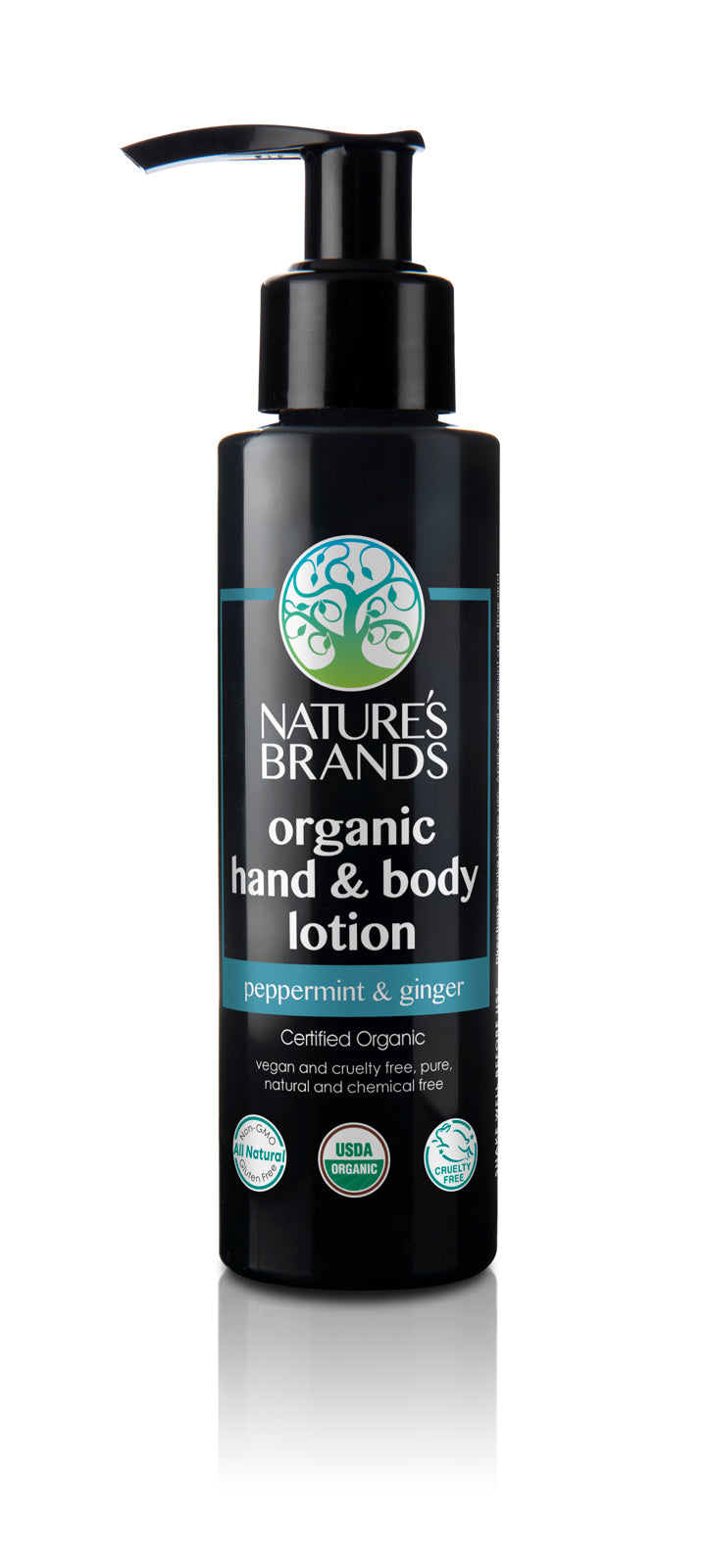 Herbal Choice Mari Organic Hand And Body Lotion, Peppermint & Ginger