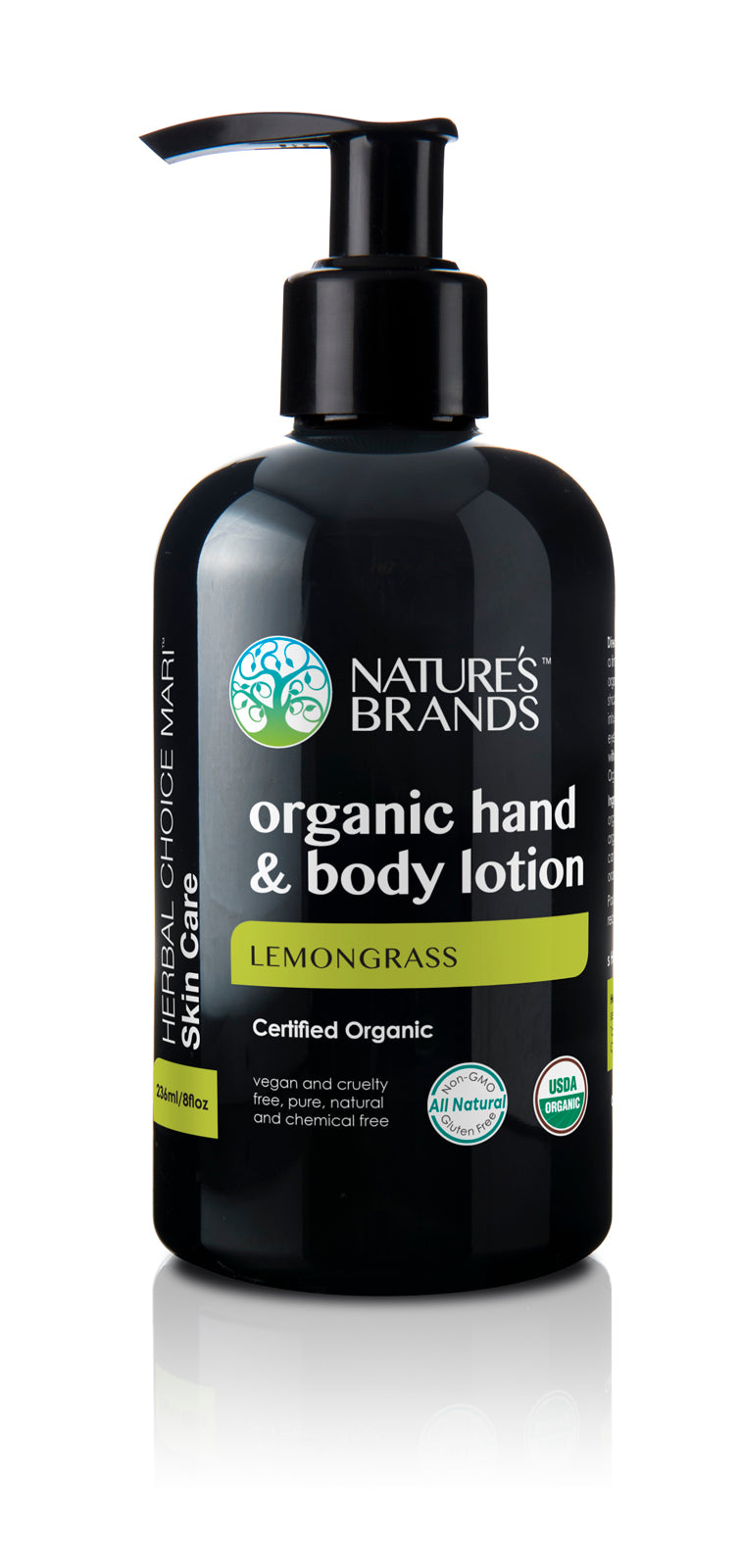 Herbal Choice Mari Organic Hand And Body Lotion, Lemongrass
