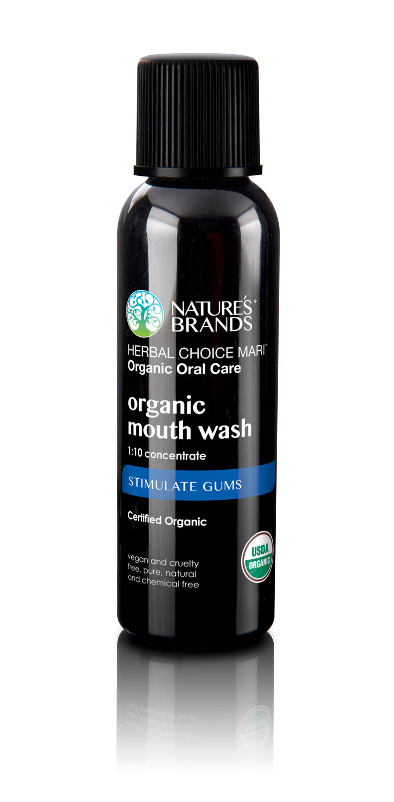 Herbal Choice Mari Organic Mouth Wash, 1:10 Concentrate