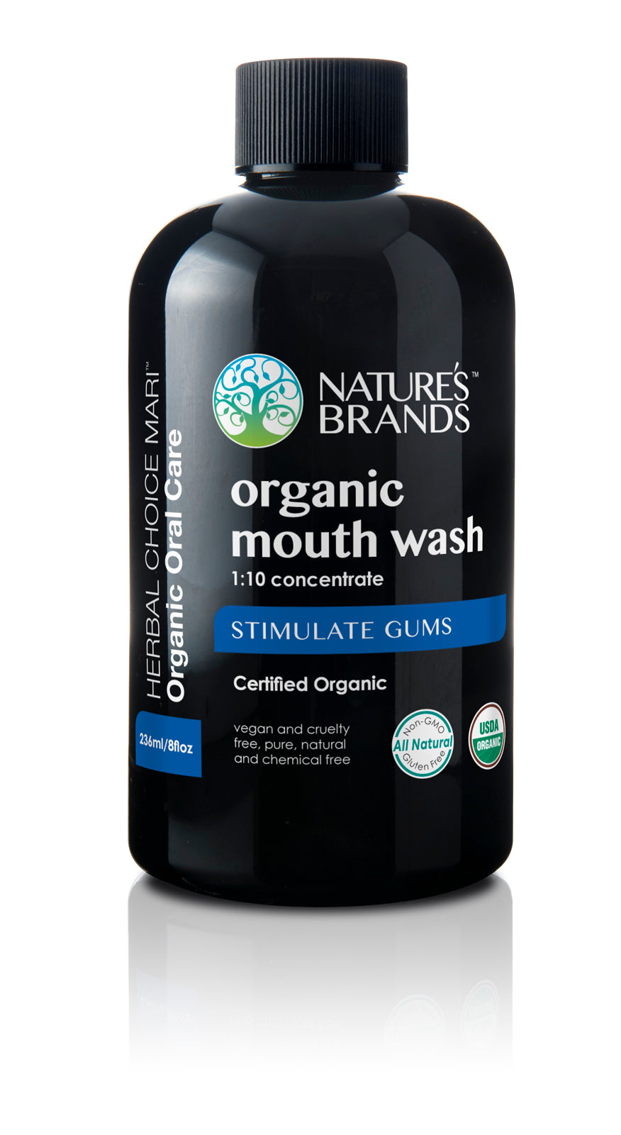 Herbal Choice Mari Organic Mouth Wash, 1:10 Concentrate
