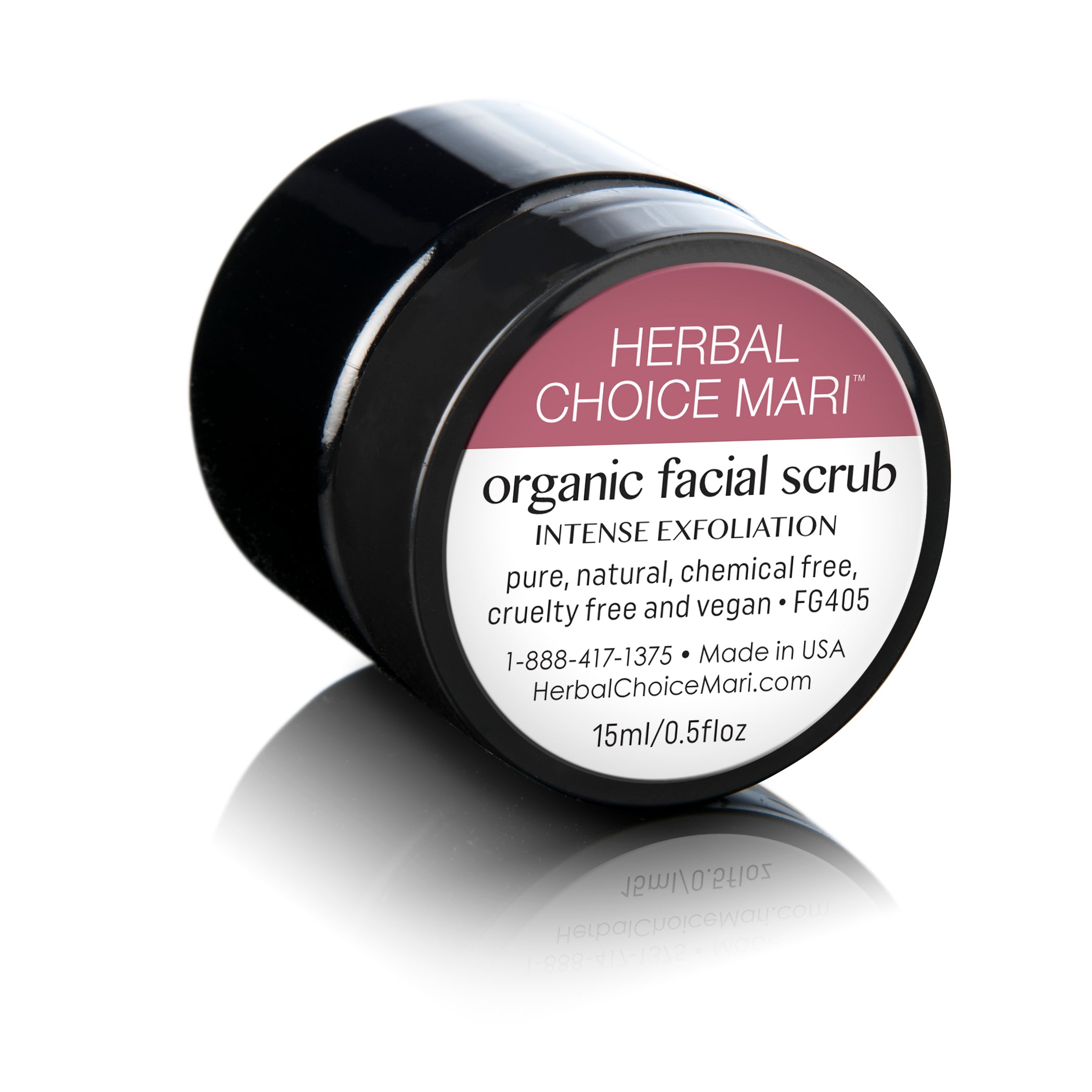Herbal Choice Mari Organic Facial Scrub, Intense Exfoliation