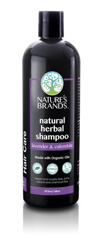 Herbal Choice Mari Natural Shampoo, Lavender And Calendula; Made with Organic