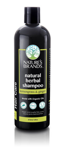 Herbal Choice Mari Natural Shampoo, Lemongrass And Ginger; Made with Organic