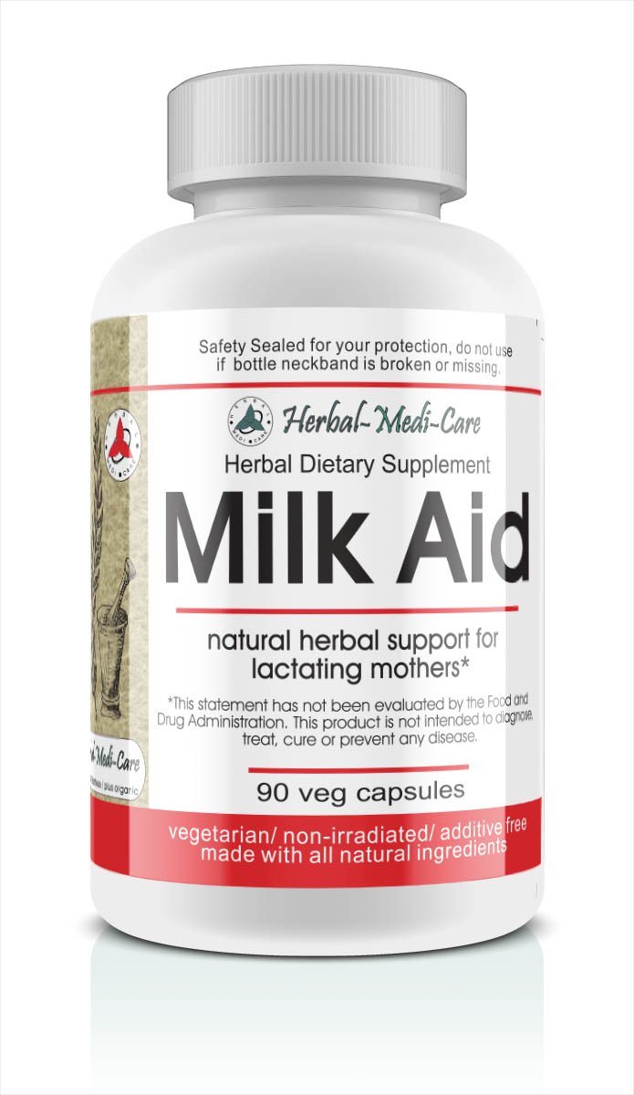 Herbal-Medi-Care Whole Food Milk Aid Vegetarian Capsules; 90-Count –  Nature's Brands