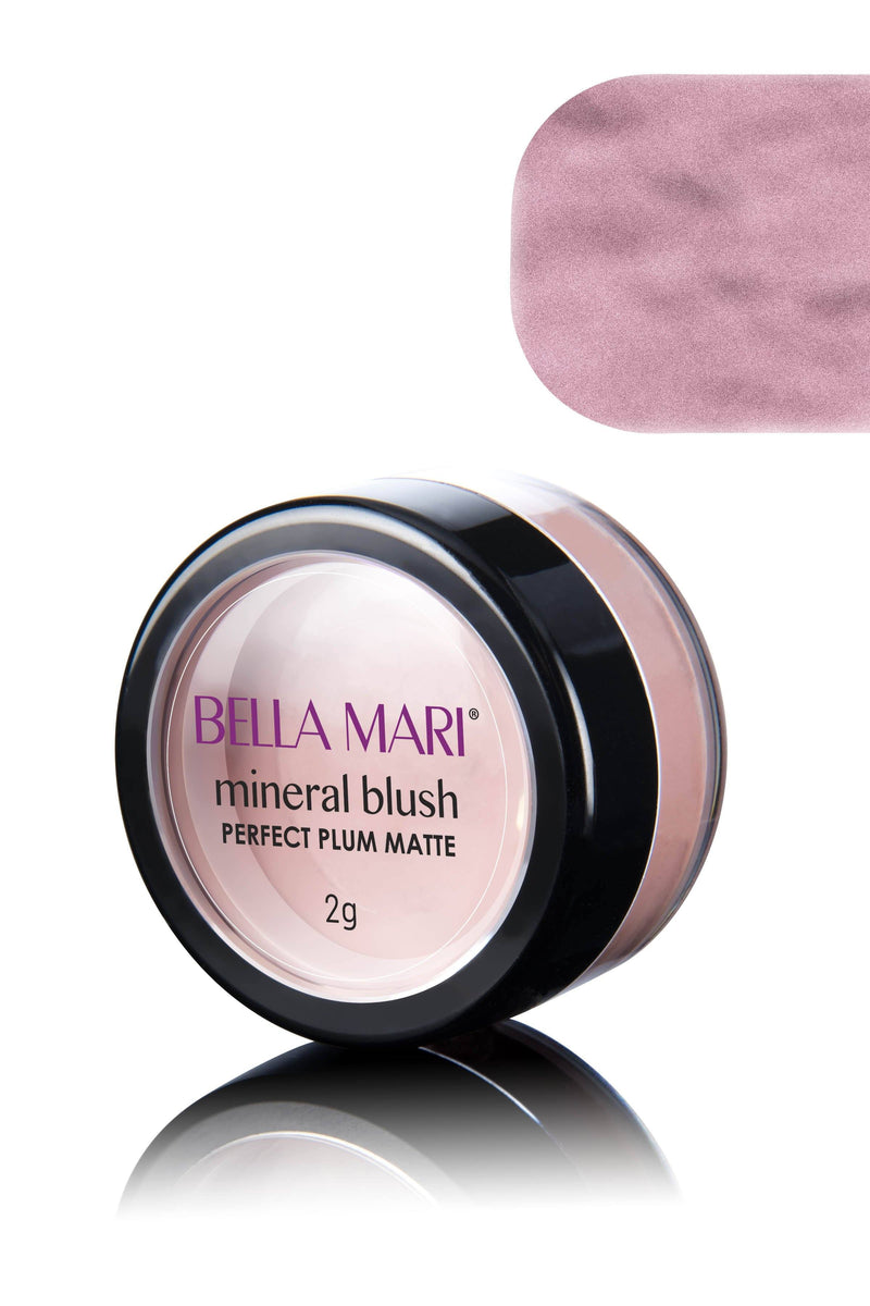 Bella Mari Natural Mineral Blush - Bella Mari Natural Mineral Blush - 0.1oz Perfect Plum Matte