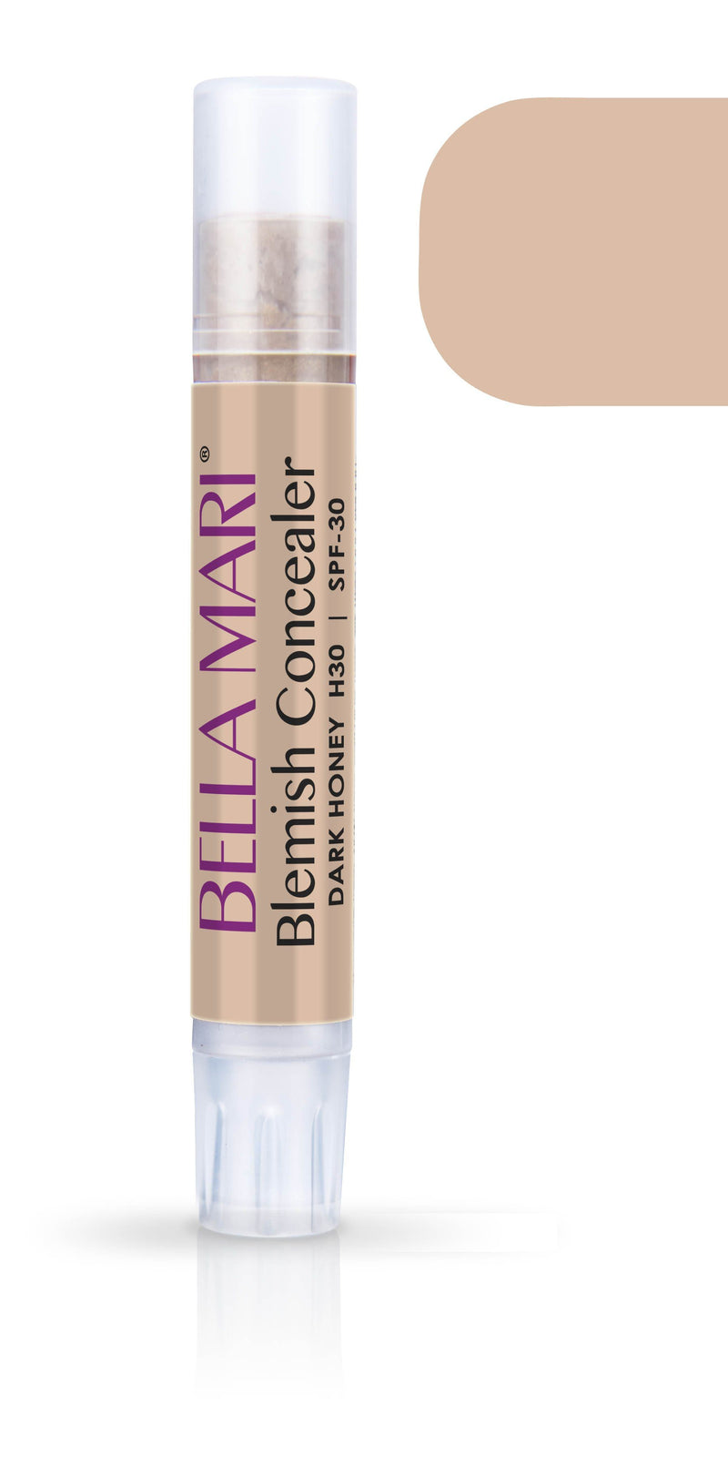 Bella Mari Natural Blemish Concealer Stick; 0.1floz - Bella Mari Natural Blemish Concealer Stick; 0.1floz - Dark Honey