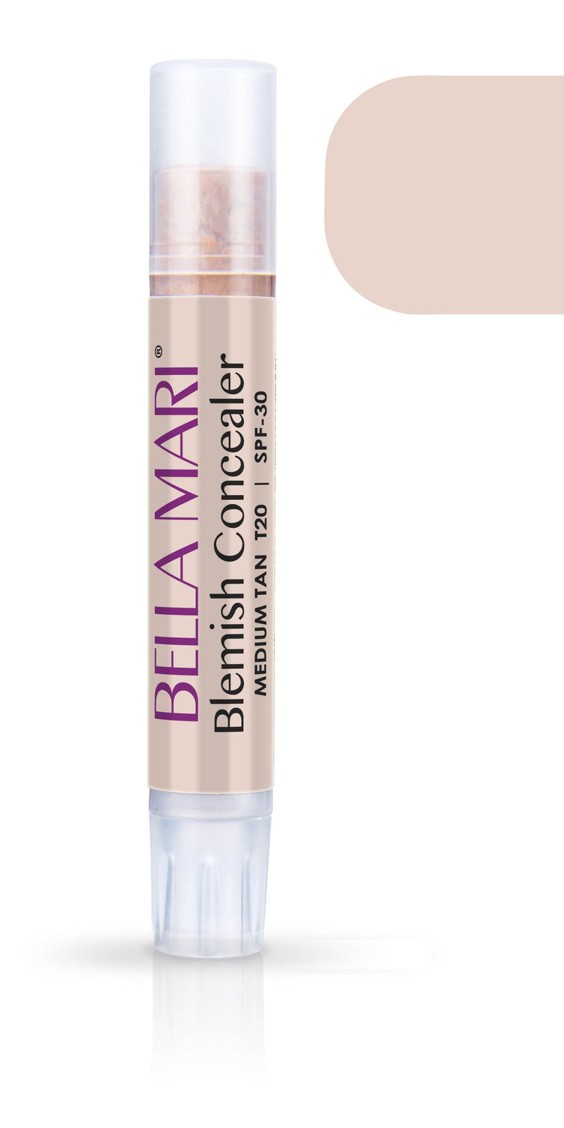 Bella Mari Natural Blemish Concealer Stick; 0.1floz - Bella Mari Natural Blemish Concealer Stick; 0.1floz - Medium Tan