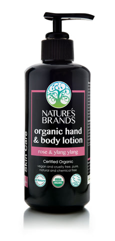 Herbal Choice Mari Organic Hand And Body Lotion, Rose And Ylang Ylang