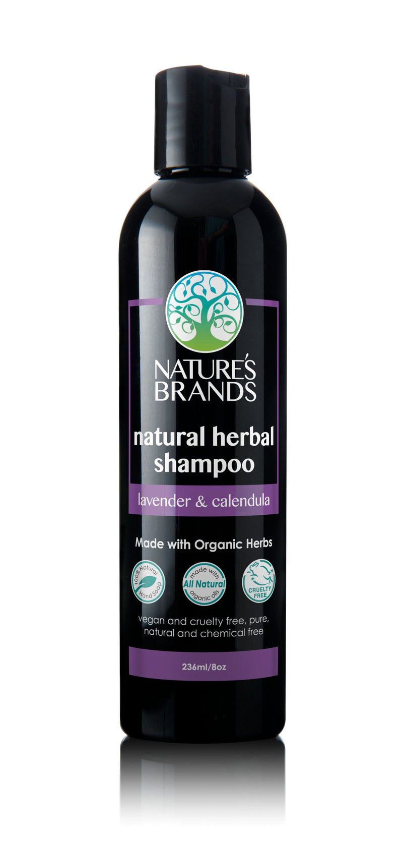 Herbal Choice Mari Natural Shampoo, Lavender And Calendula; Made with Organic - Herbal Choice Mari Natural Shampoo, Lavender And Calendula; Made with Organic - 8floz