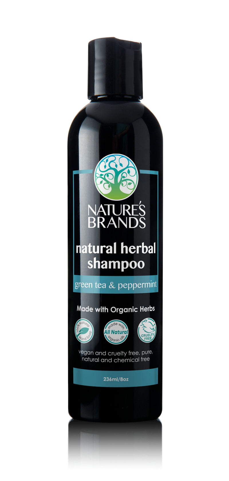 Herbal Choice Mari Natural Shampoo, Green Tea And Peppermint; Made with Organic - Herbal Choice Mari Natural Shampoo, Green Tea And Peppermint; Made with Organic - 8floz