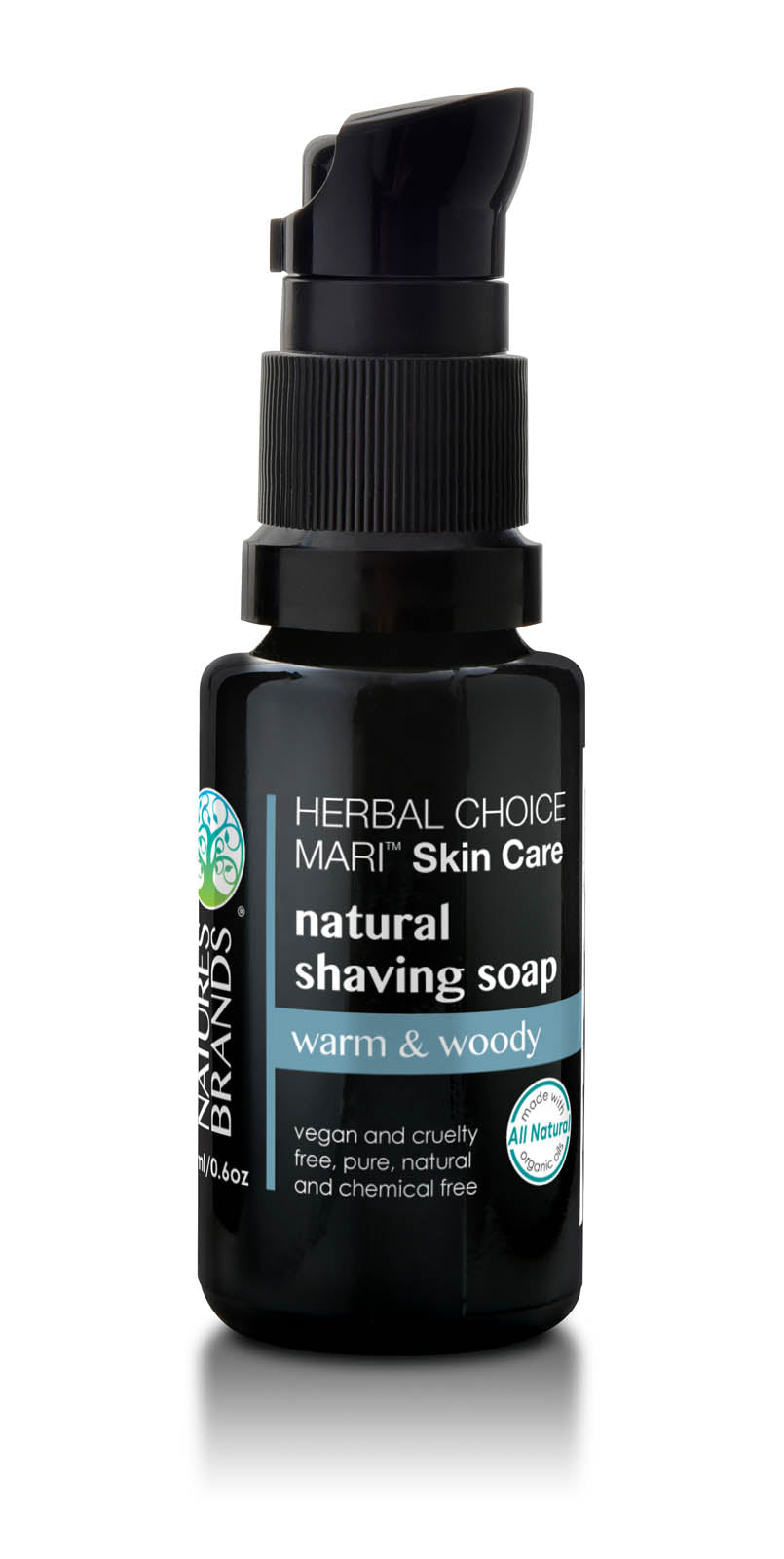 Herbal Choice Mari Natural Shaving Soap; Made with Organic