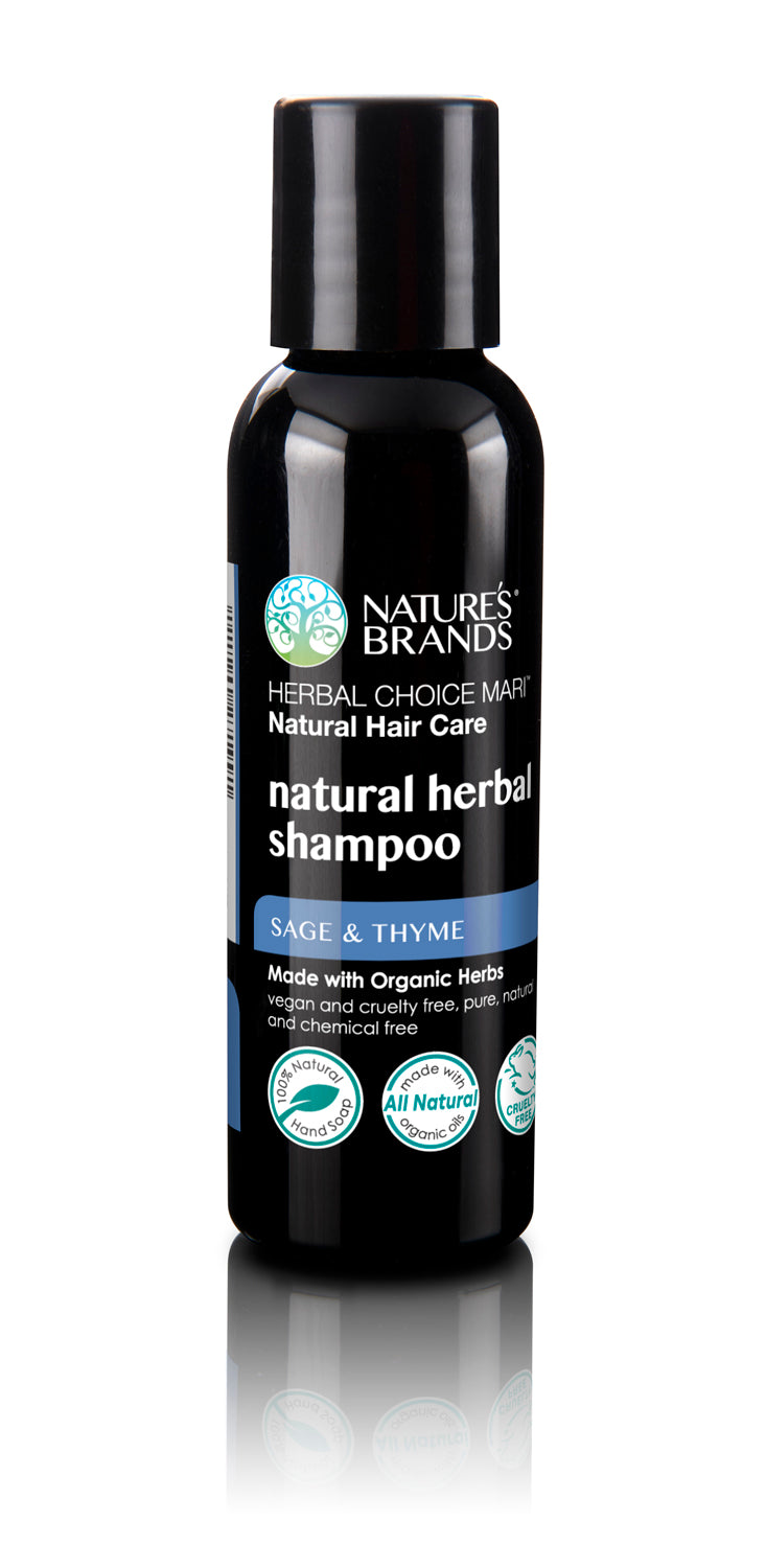 Herbal Choice Mari Natural Shampoo, Sage And Thyme; Made with Organic