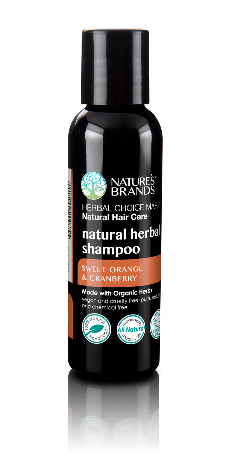 Herbal Choice Mari Natural Shampoo, Sweet Orange And Cranberry; Made with Organic