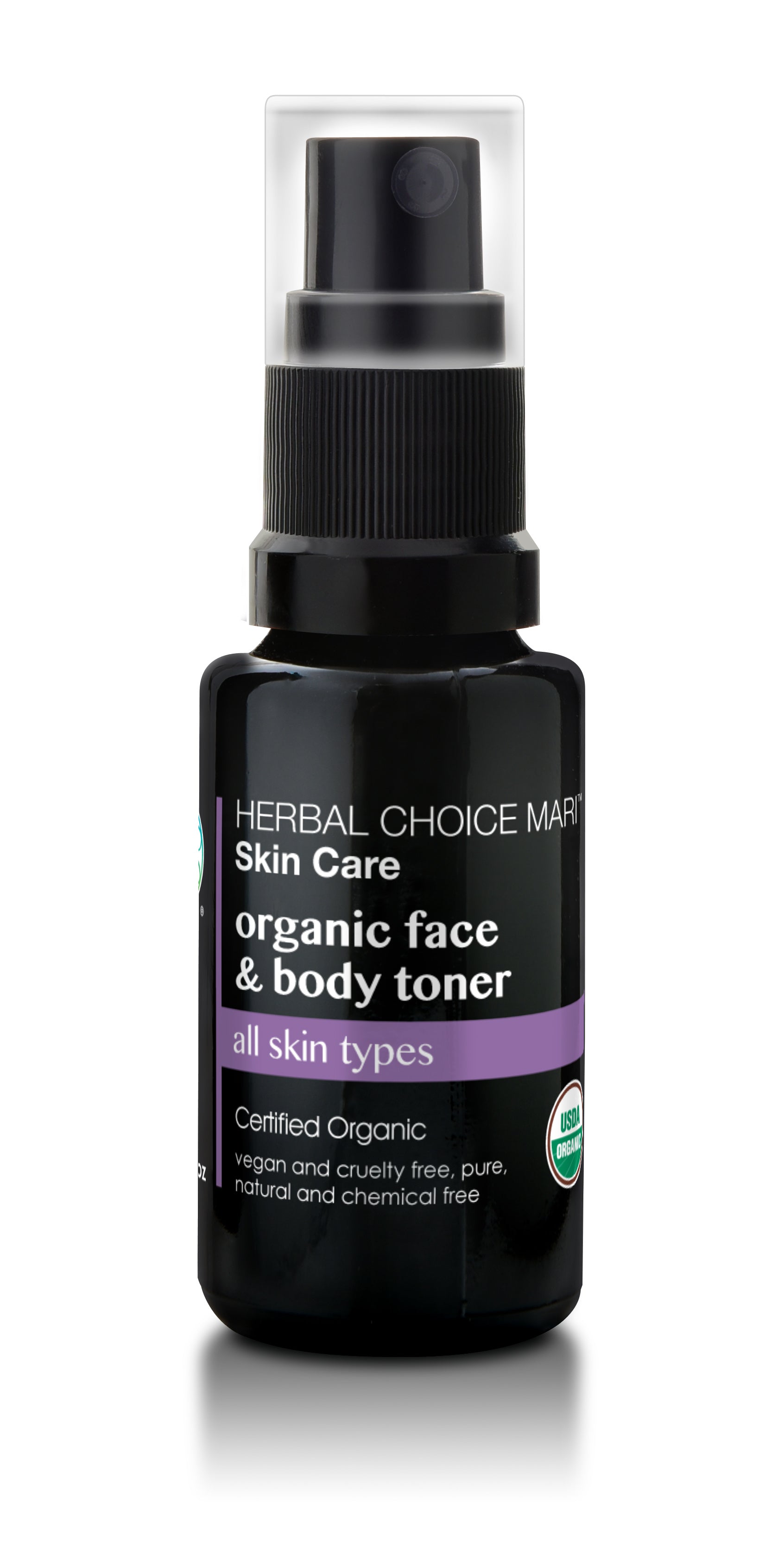 Herbal Choice Mari Organic Face And Body Toner, All Skin Types 8 Fl Oz