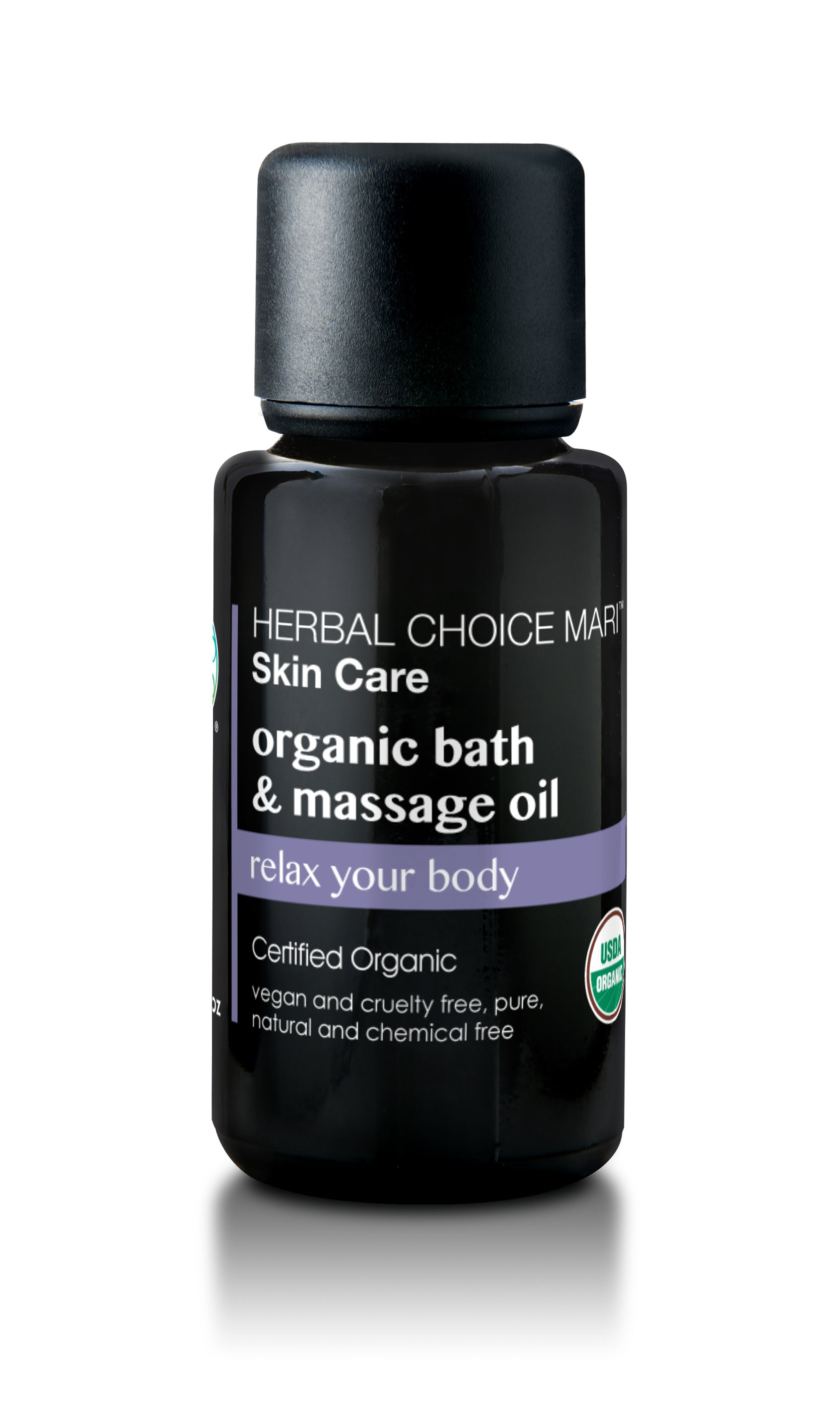 Herbal Choice Mari Organic Bath And Massage Oil, Relax Your Body