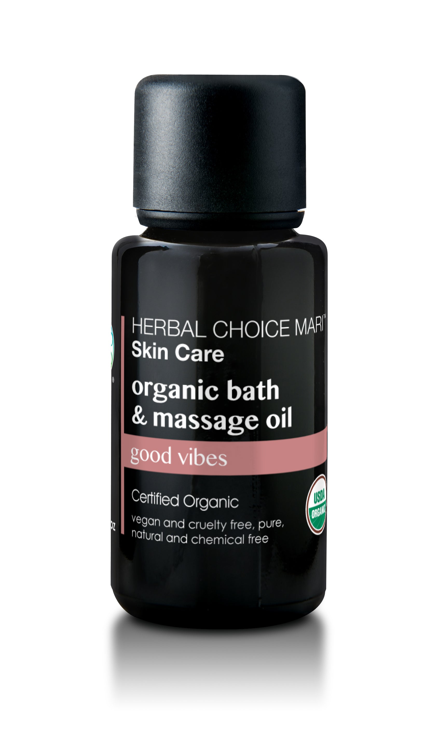 Herbal Choice Mari Organic Bath And Massage Oil, Good Vibes