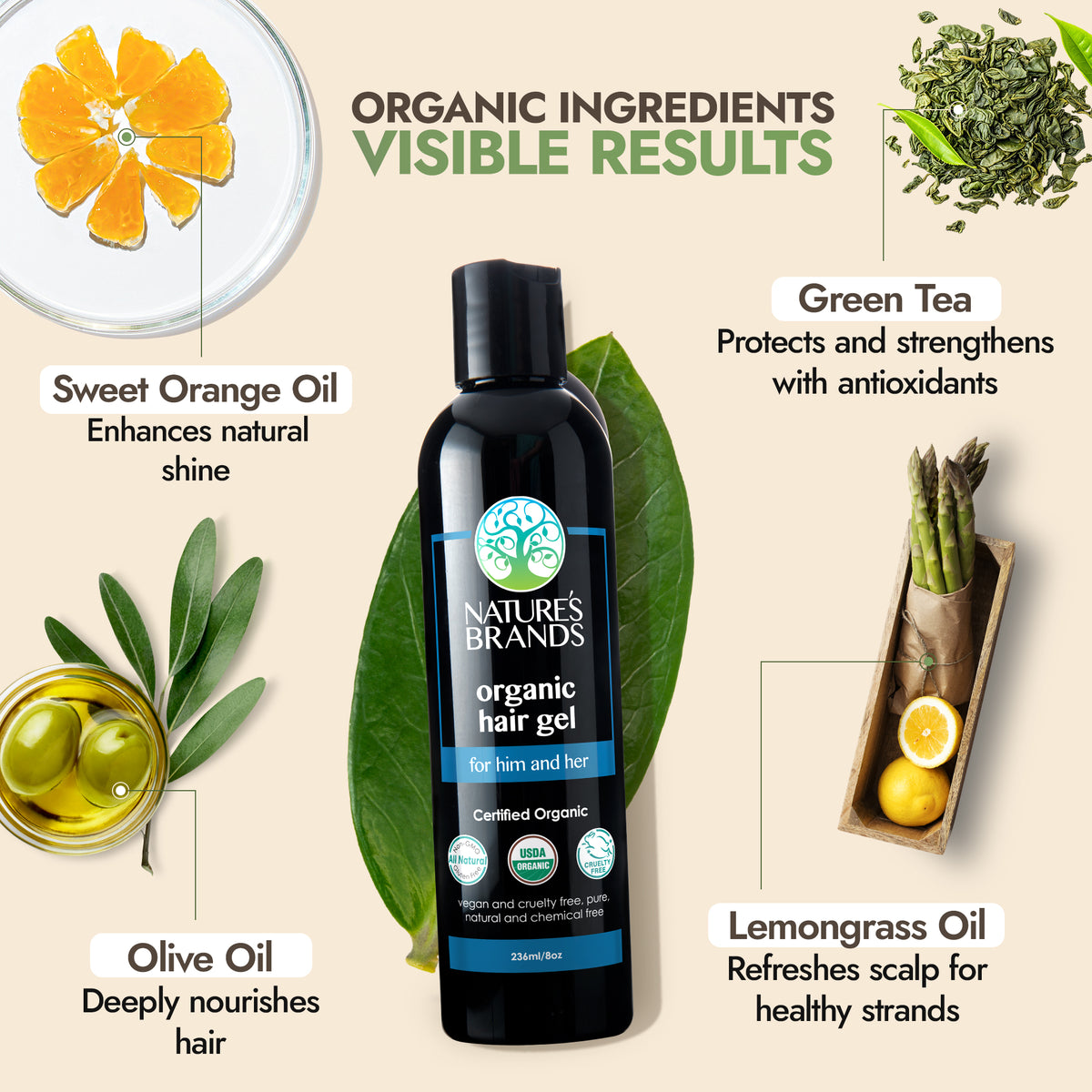 Herbal Choice Mari Organic Hair Gel