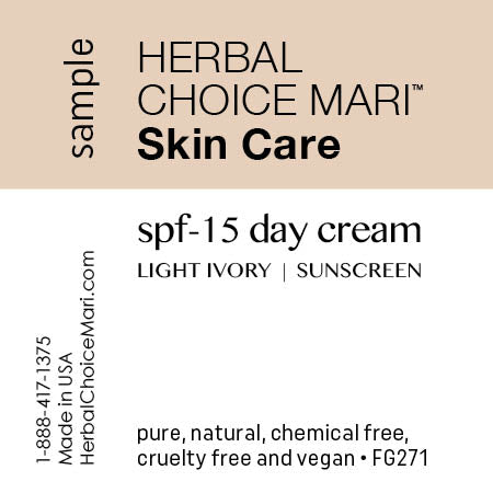 Herbal Choice Mari Natural SPF 15 Day Cream - Herbal Choice Mari Natural SPF 15 Day Cream - Herbal Choice Mari Natural SPF 15 Day Cream