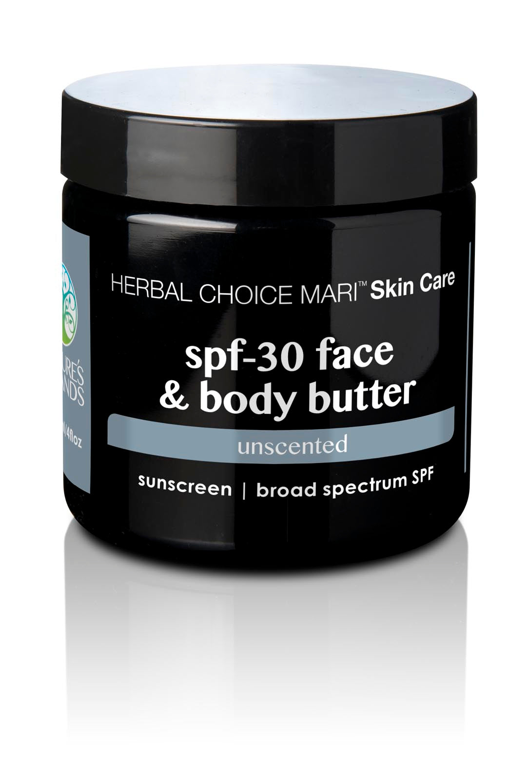 Herbal Choice Mari Natural SPF 30 Face And Body Butter, Unscented