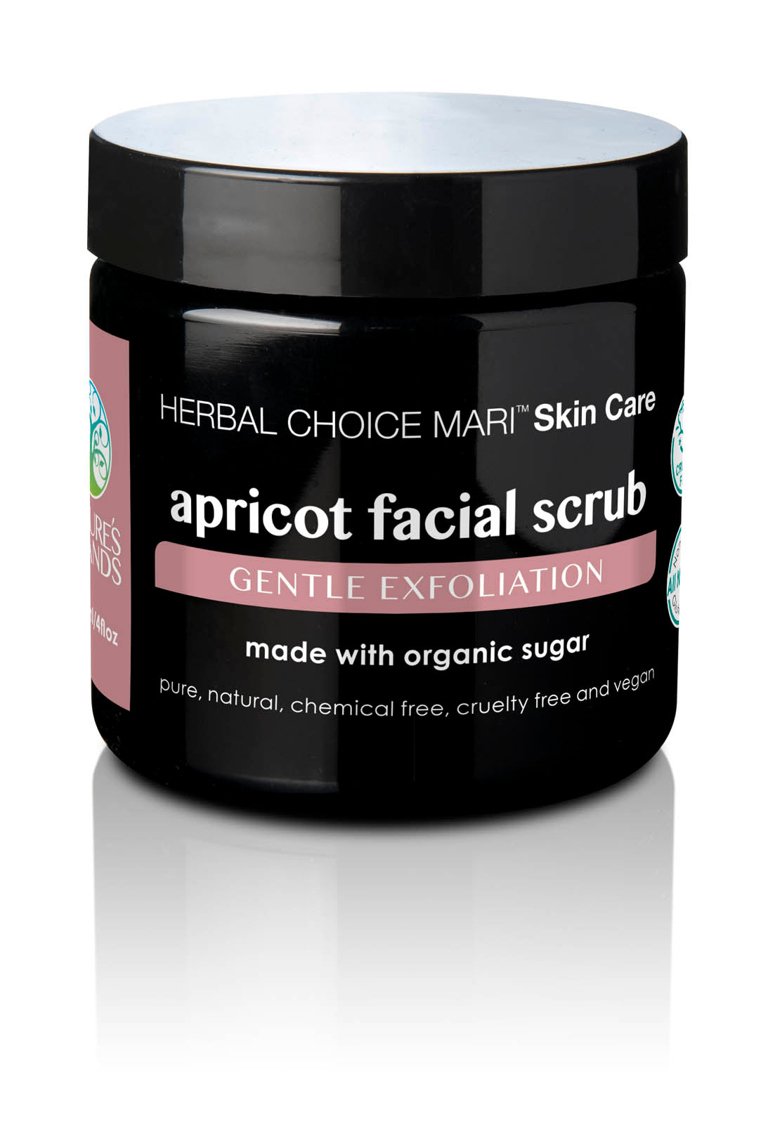 Herbal Choice Mari Apricot Facial Scrub, Gentle Exfoliation; Made with Organic