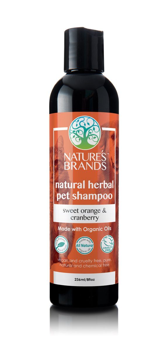 Herbal Choice Mari Natural Pet Shampoo, Sweet Orange And Cranberry; Made with Organic - Herbal Choice Mari Natural Pet Shampoo, Sweet Orange And Cranberry; Made with Organic - 8floz