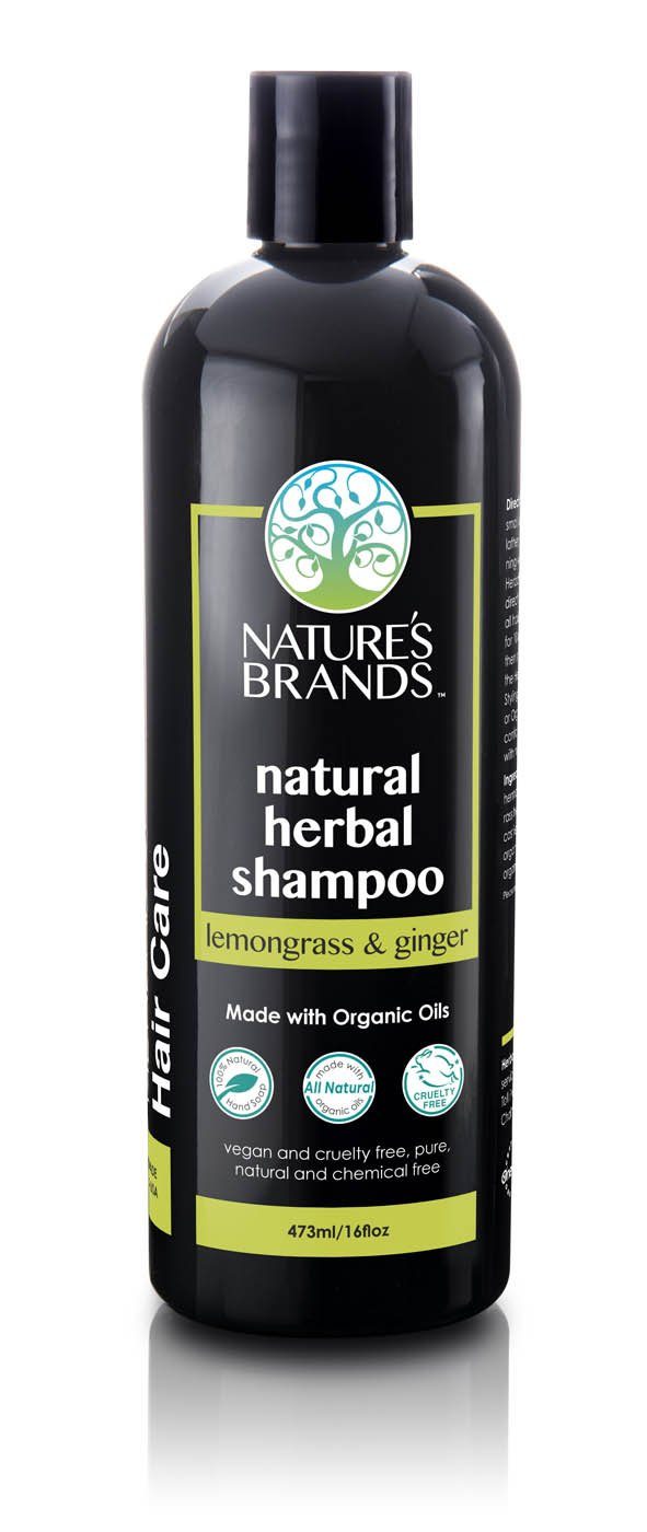Herbal Choice Mari Natural Shampoo, Lemongrass And Ginger; Made with Organic - Herbal Choice Mari Natural Shampoo, Lemongrass And Ginger; Made with Organic - 16floz