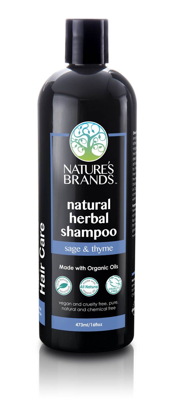Herbal Choice Mari Natural Shampoo, Sage And Thyme; Made with Organic - Herbal Choice Mari Natural Shampoo, Sage And Thyme; Made with Organic - 16floz