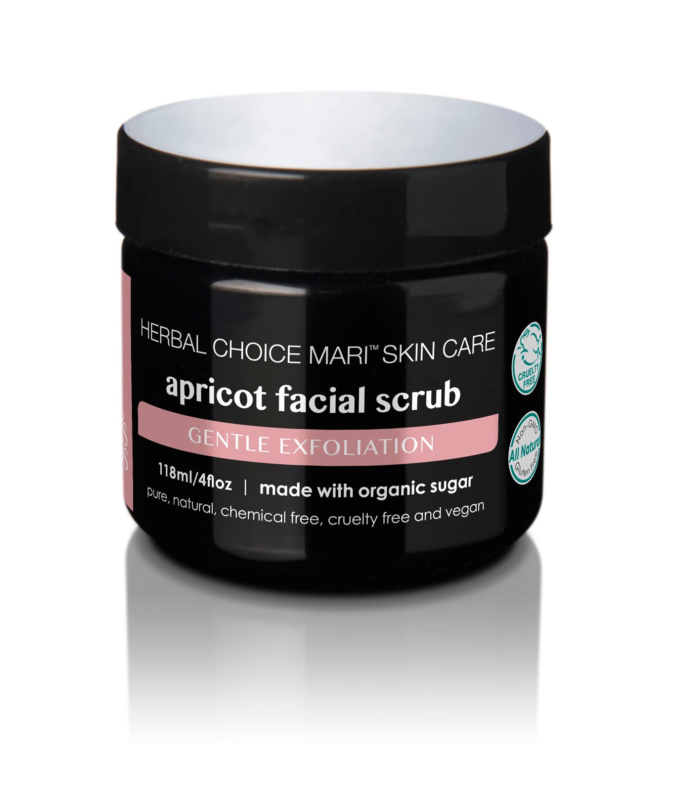 Herbal Choice Mari Apricot Facial Scrub, Gentle Exfoliation; Made with Organic