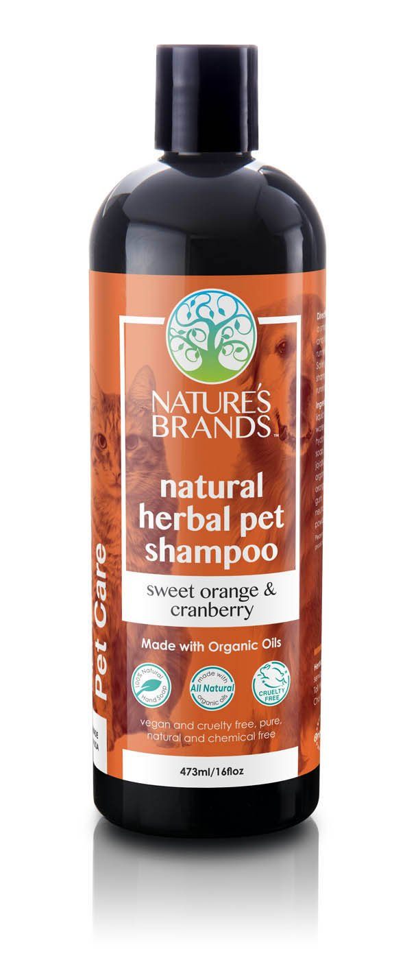Herbal Choice Mari Natural Pet Shampoo, Sweet Orange And Cranberry; Made with Organic - Herbal Choice Mari Natural Pet Shampoo, Sweet Orange And Cranberry; Made with Organic - 16floz
