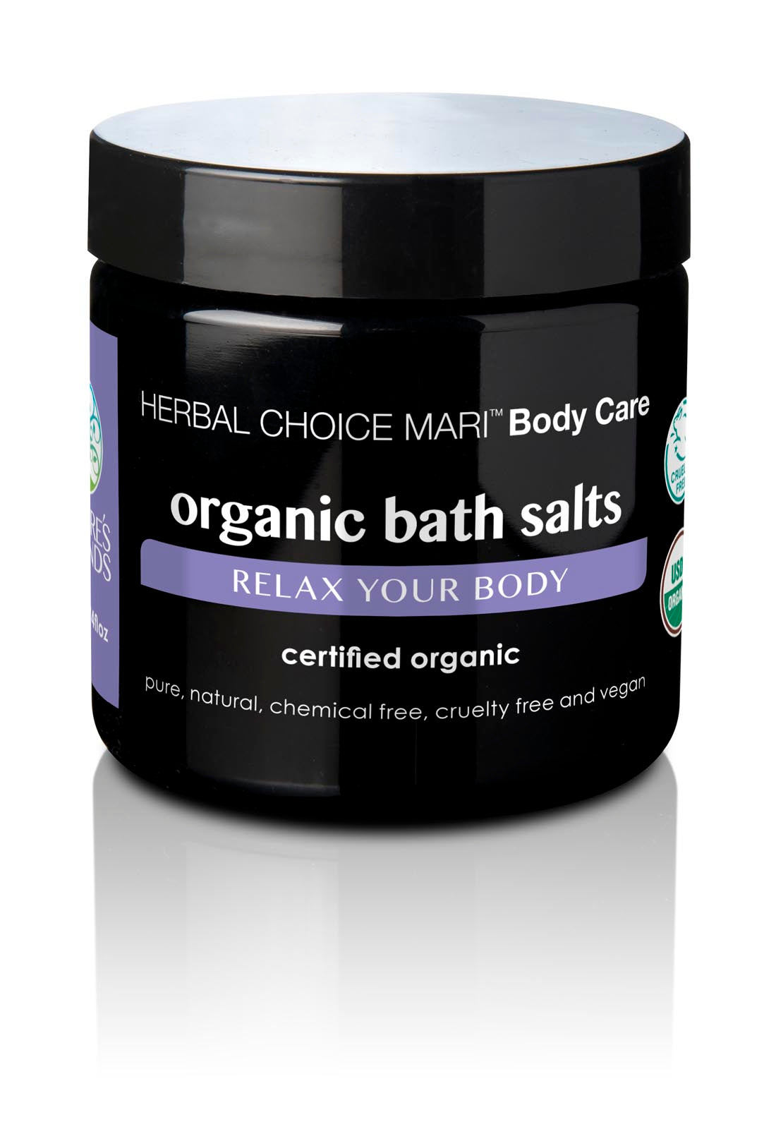 Herbal Choice Mari Organic Bath Salts, Relax Your Body