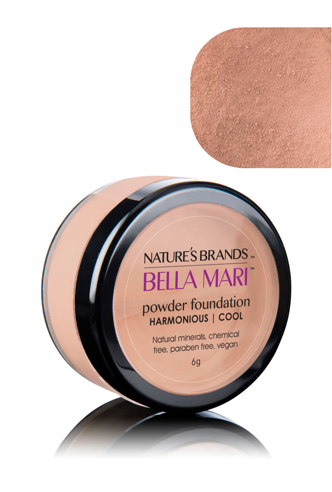 Bella Mari Natural Mineral Powder Foundation