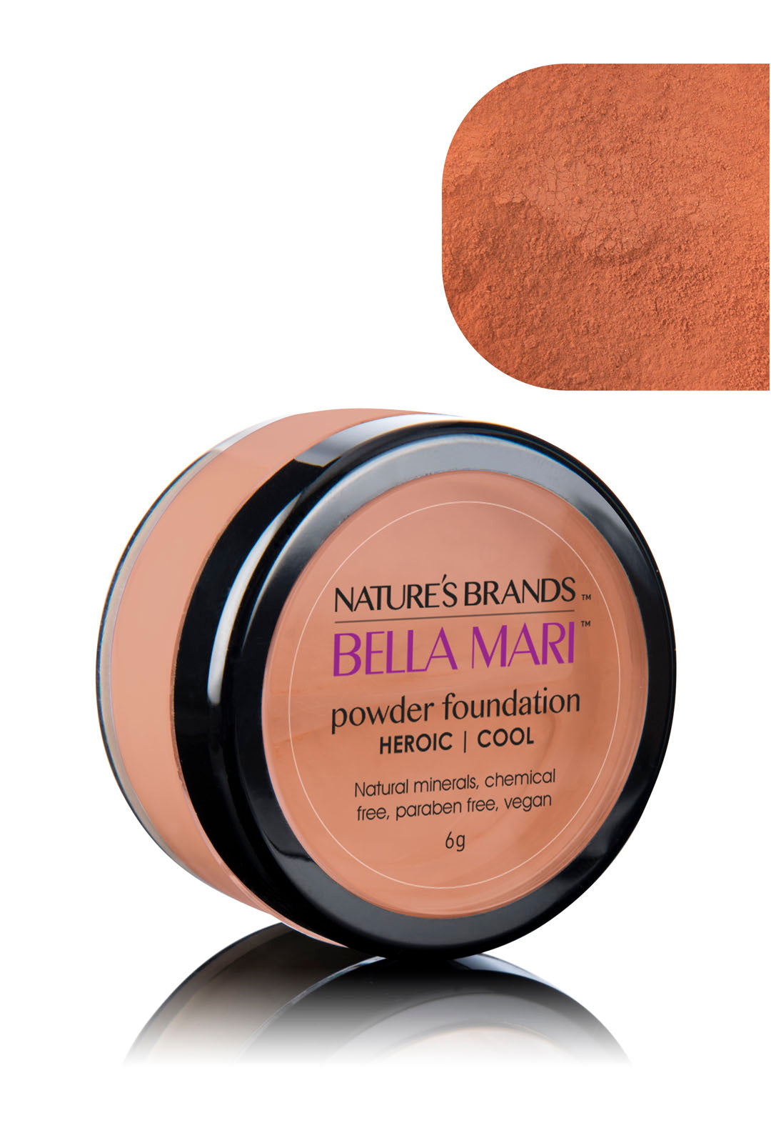 Bella Mari Natural Mineral Powder Foundation