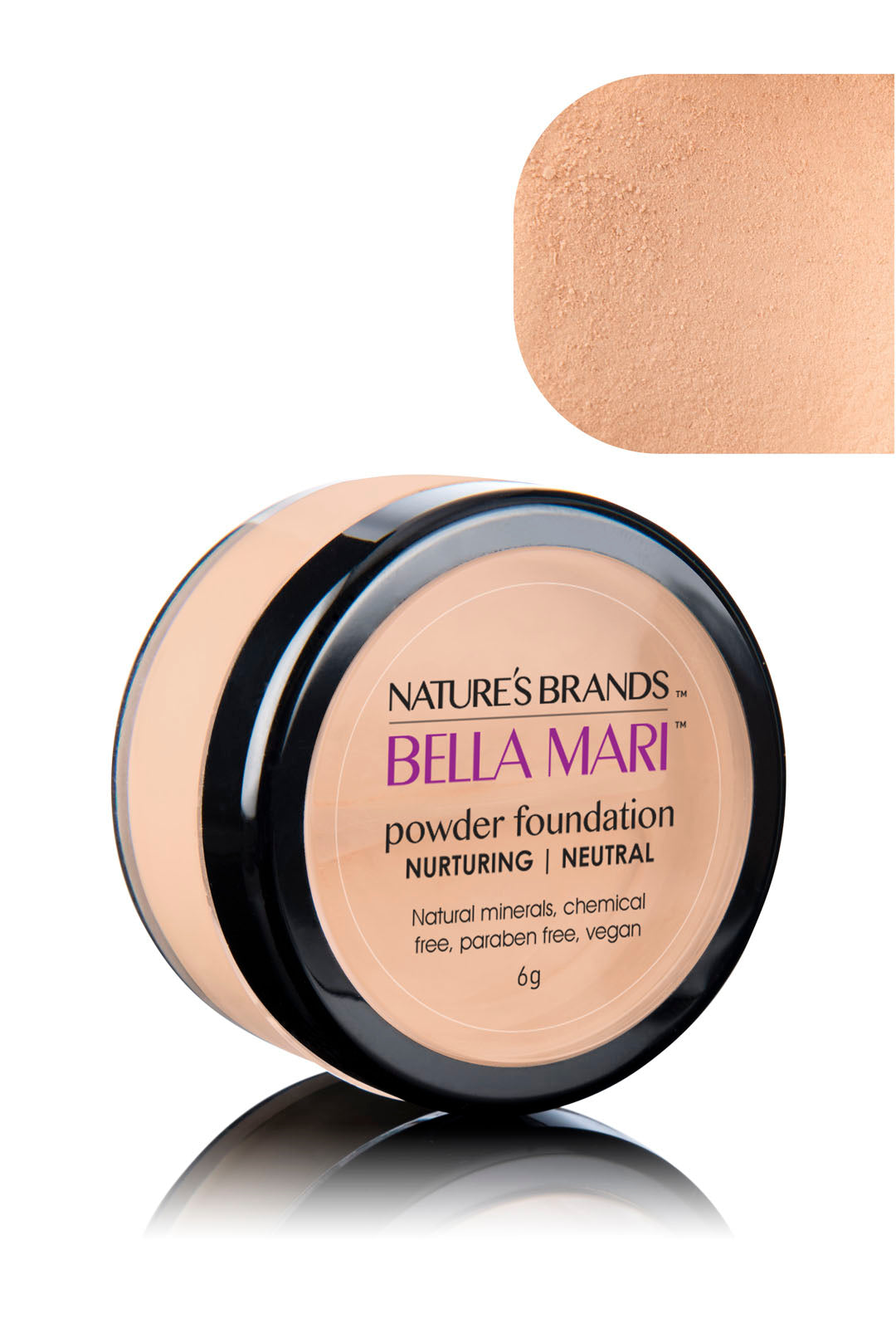 Bella Mari Natural Mineral Powder Foundation
