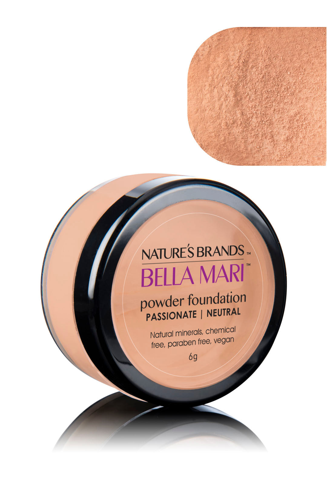 Bella Mari Natural Mineral Powder Foundation