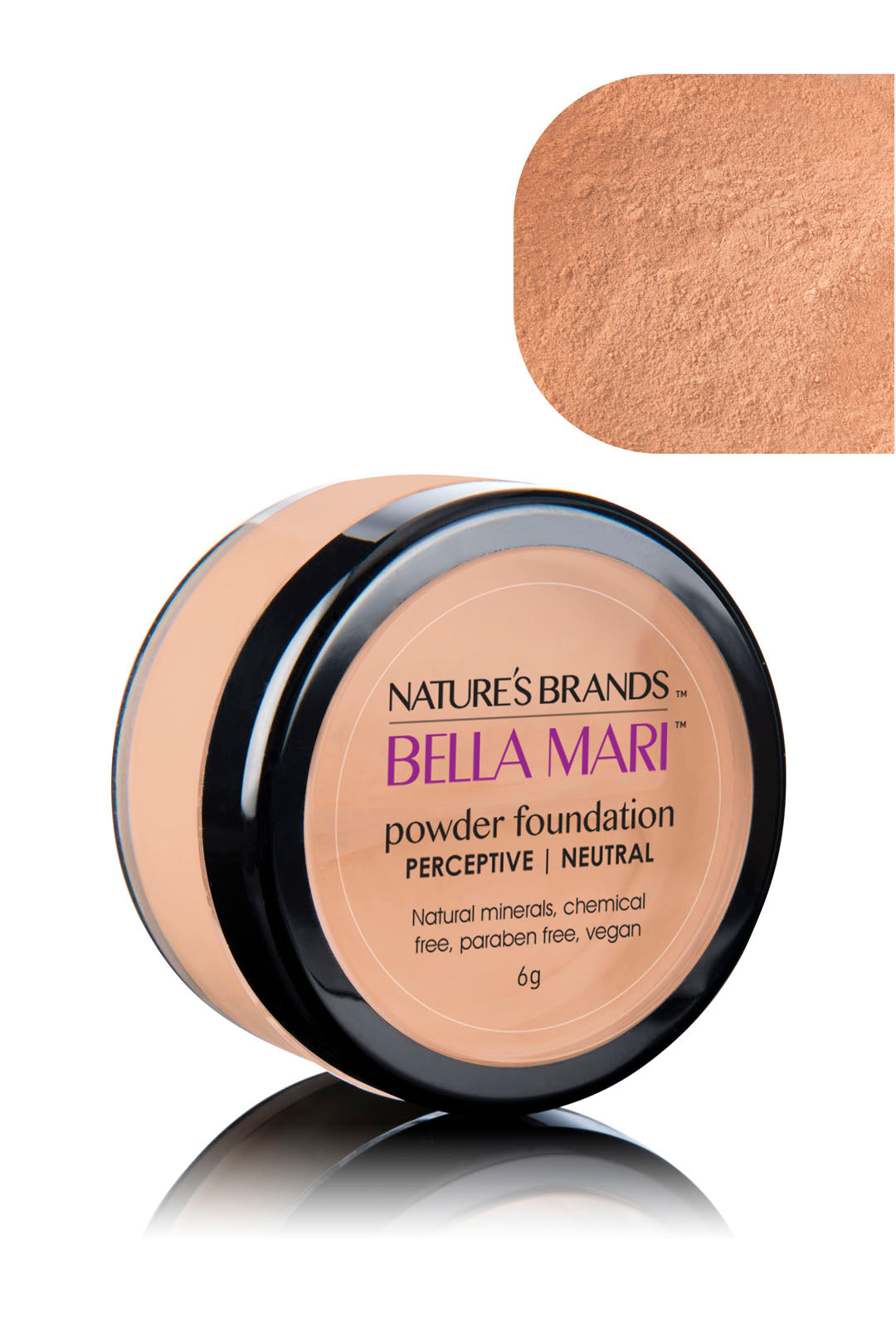 Bella Mari Natural Mineral Powder Foundation