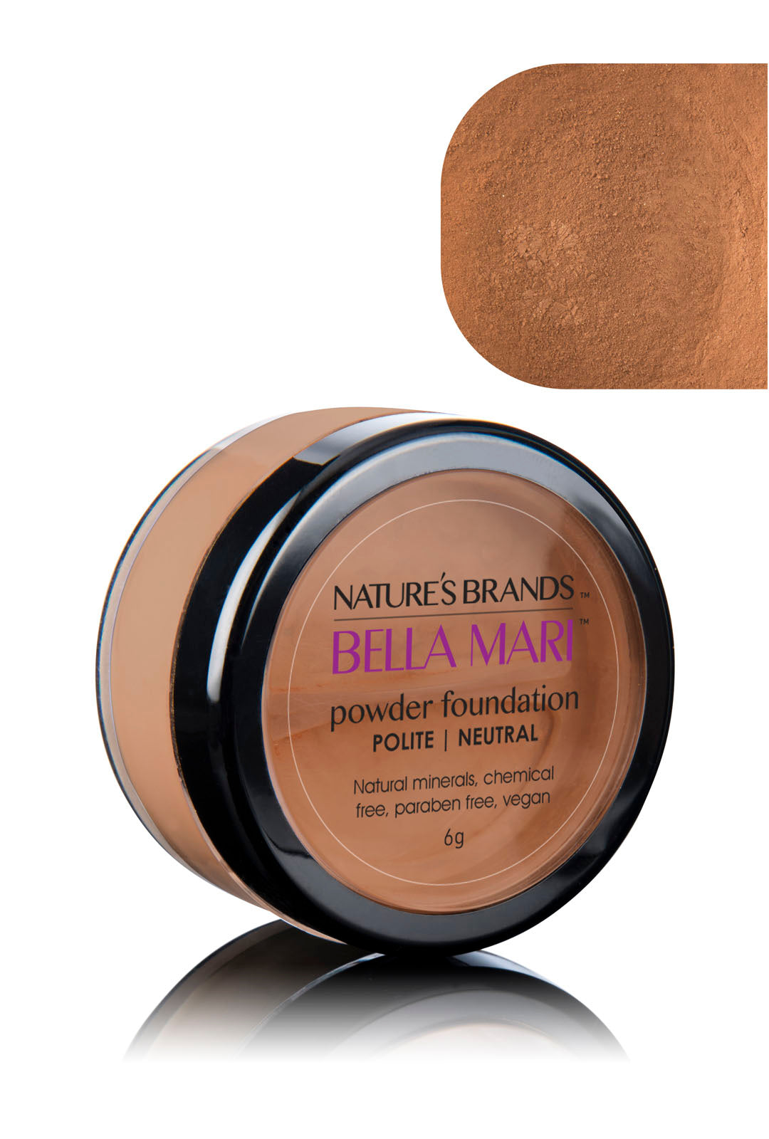 Bella Mari Natural Mineral Powder Foundation