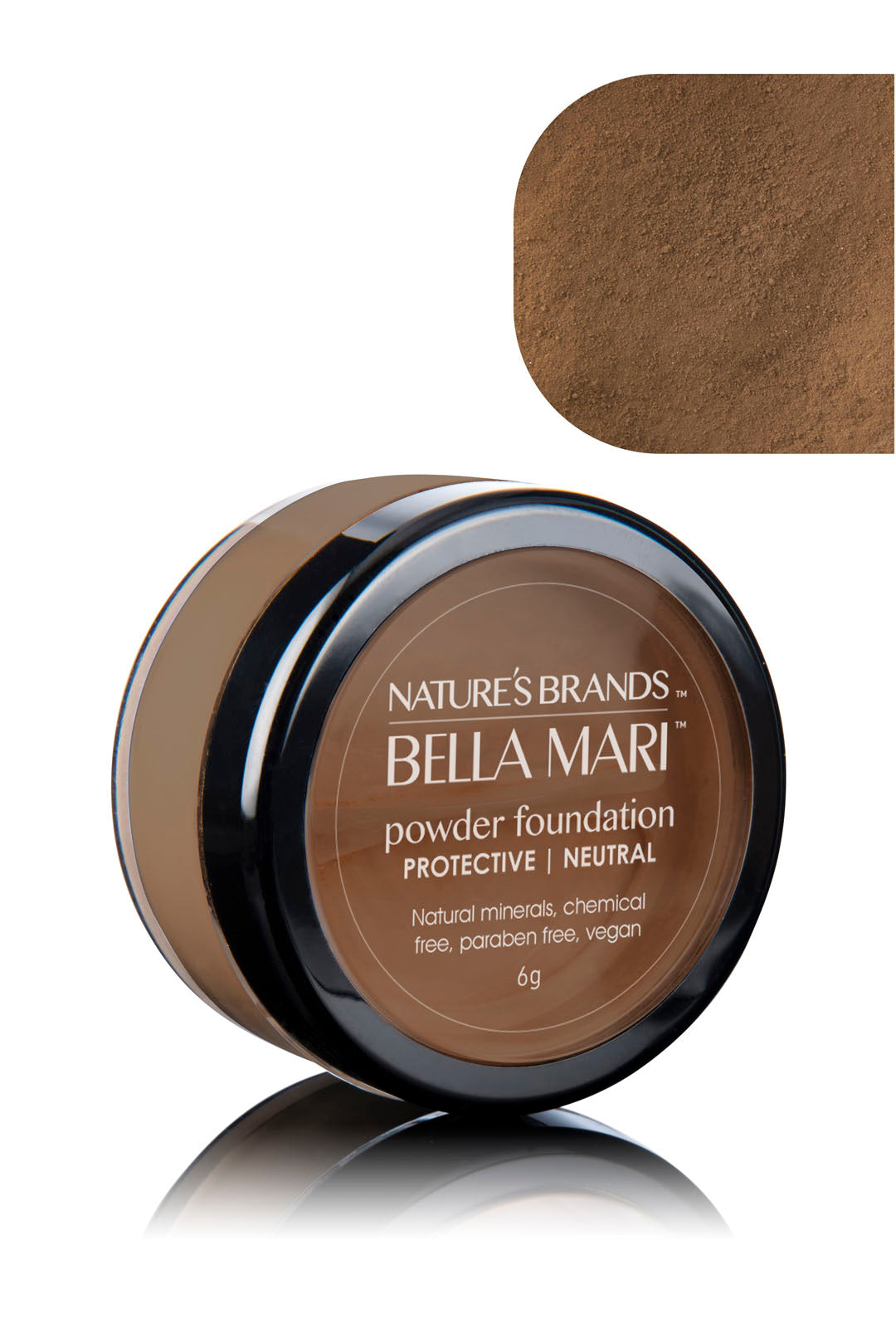 Bella Mari Natural Mineral Powder Foundation