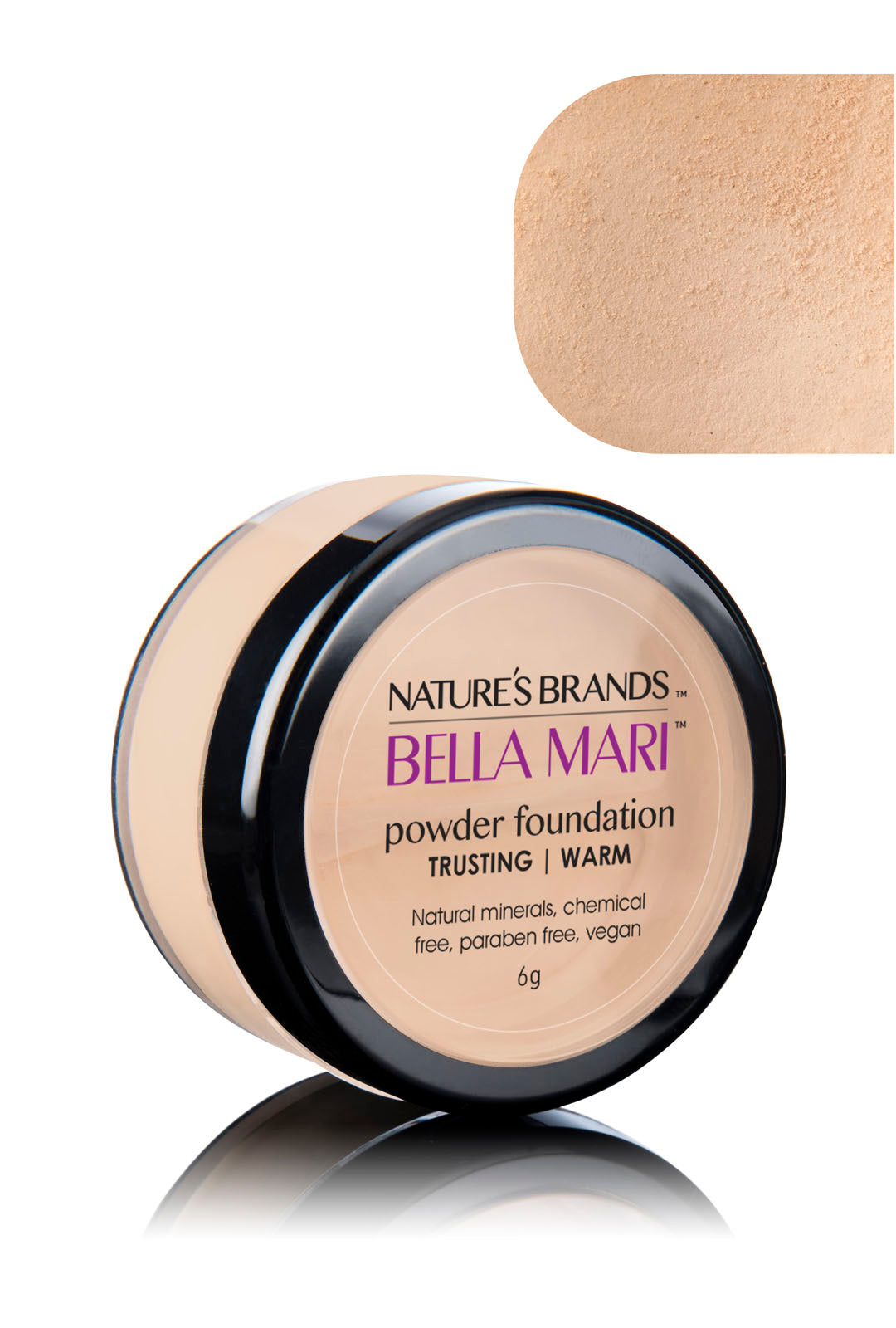 Bella Mari Natural Mineral Powder Foundation