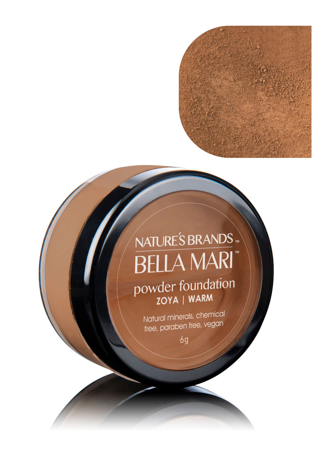 Bella Mari Natural Mineral Powder Foundation