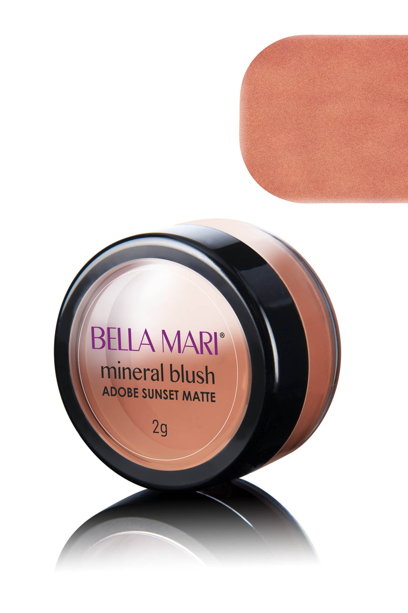 Bella Mari Natural Mineral Blush - Bella Mari Natural Mineral Blush - 0.1oz Adobe Sunset Matte