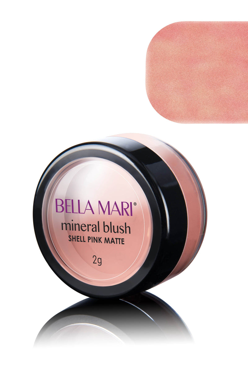 Bella Mari Natural Mineral Blush - Bella Mari Natural Mineral Blush - 0.1oz Shell Pink Matte