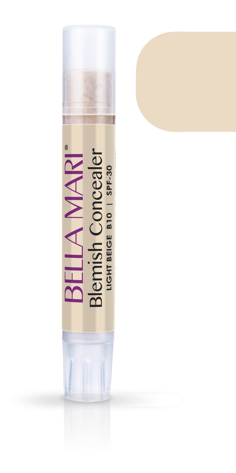 Bella Mari Natural Blemish Concealer Stick; 0.1floz - Bella Mari Natural Blemish Concealer Stick; 0.1floz - Light Beige