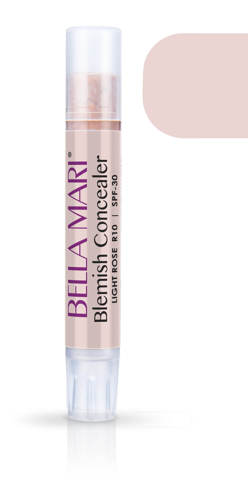 Bella Mari Natural Blemish Concealer Stick; 0.1floz - Bella Mari Natural Blemish Concealer Stick; 0.1floz - Light Rose