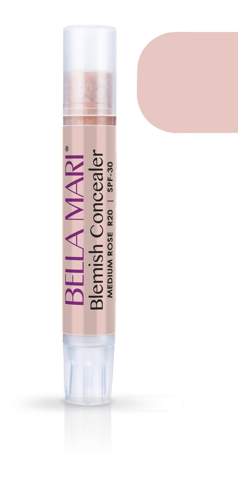 Bella Mari Natural Blemish Concealer Stick; 0.1floz - Bella Mari Natural Blemish Concealer Stick; 0.1floz - Medium Rose