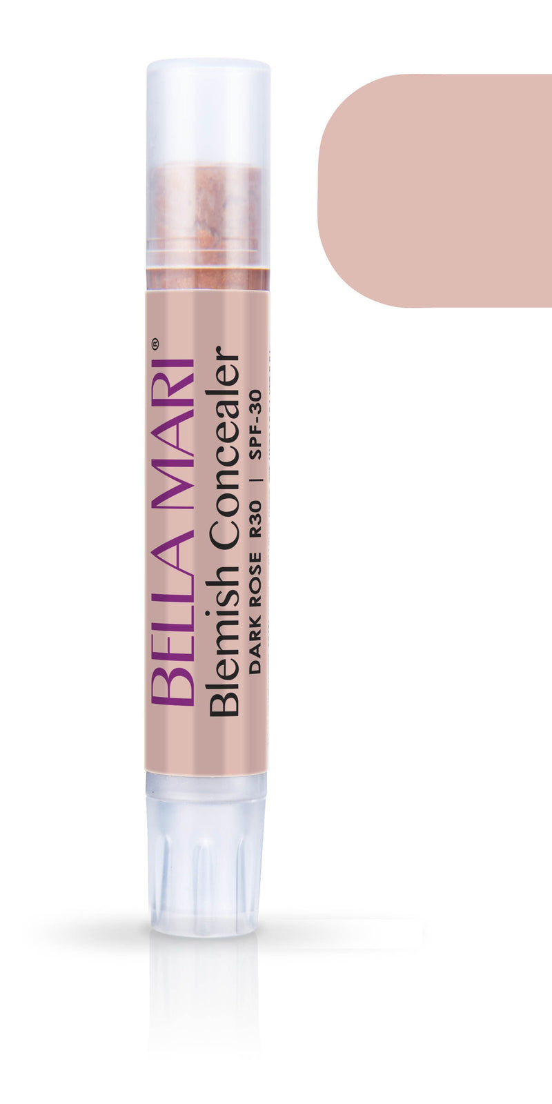 Bella Mari Natural Blemish Concealer Stick; 0.1floz - Bella Mari Natural Blemish Concealer Stick; 0.1floz - Dark Rose