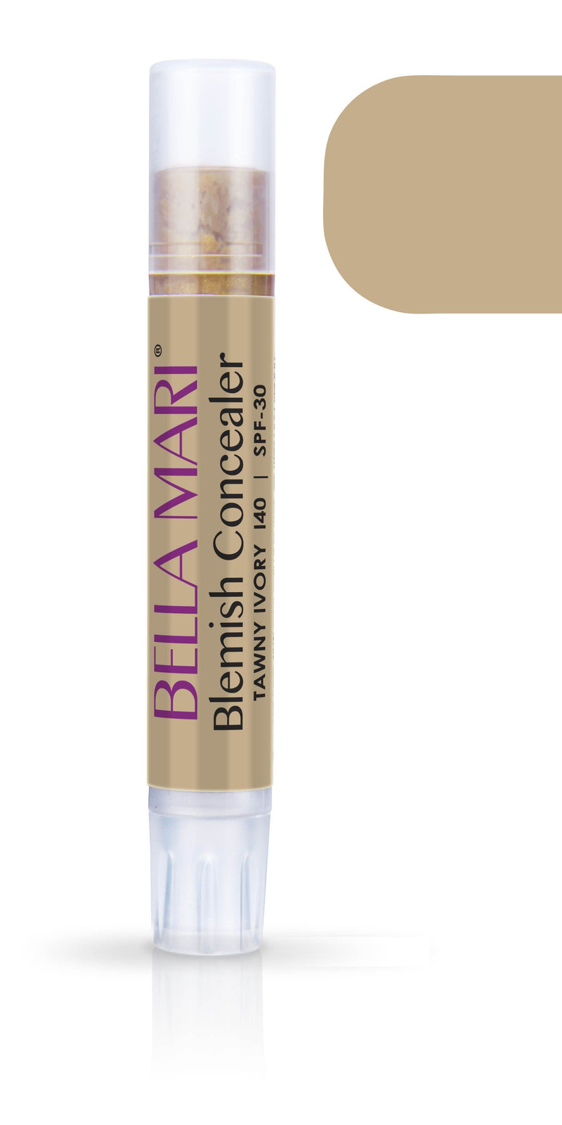 Bella Mari Natural Blemish Concealer Stick; 0.1floz - Bella Mari Natural Blemish Concealer Stick; 0.1floz - Tawny Ivory