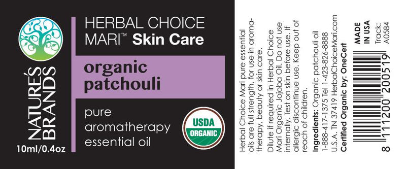 Herbal Choice Mari Organic Patchouli Essential Oil; 0.3floz Glass - Herbal Choice Mari Organic Patchouli Essential Oil; 0.3floz Glass - Herbal Choice Mari Organic Patchouli Essential Oil; 0.3floz Glass