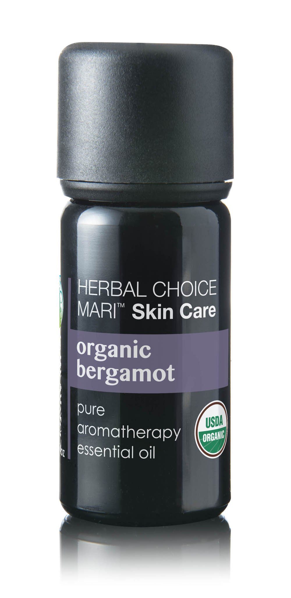 Herbal Choice Mari Organic Bergamot Essential Oil; 0.3floz Glass