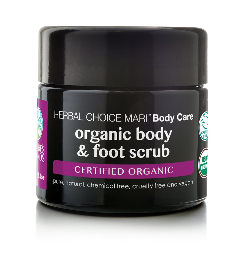 Herbal Choice Mari Organic Body And Foot Scrub - Herbal Choice Mari Organic Body And Foot Scrub - 3.4floz